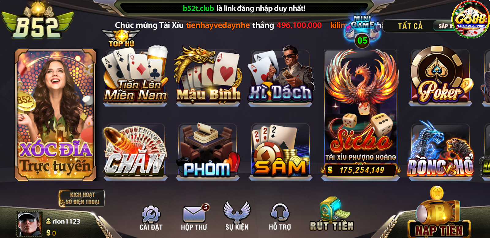 Giới thiệu tất cả các thuật ngữ hành động Poker tại B52