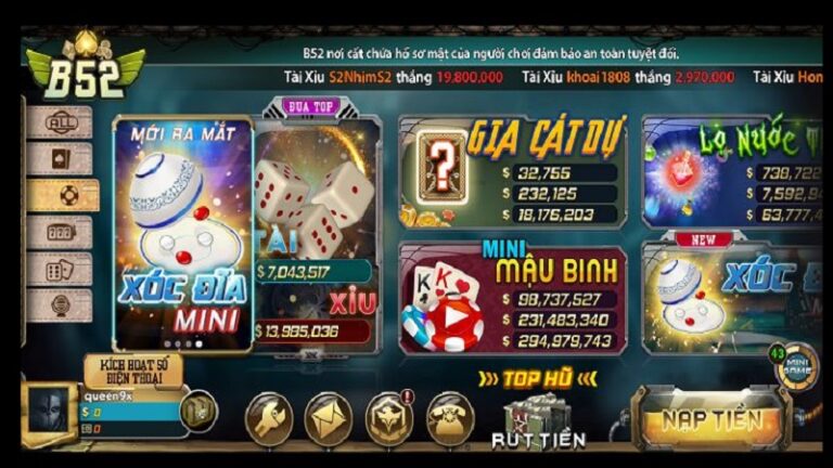 Cổng game B52 và siêu phẩm Tài xỉu B52 không thể cưỡng lại-2