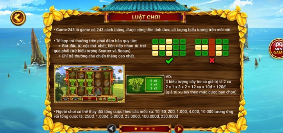 Luật chơi của game Ăn Khế Trả Vàng B52 chuẩn nhất