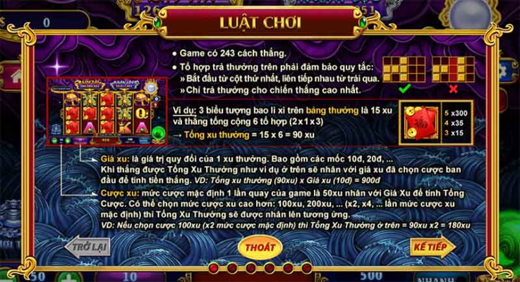 Thuật ngữ trong quay hũ Kho tàng ngũ long